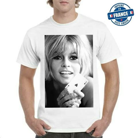 tee shirt brigitte bardot|More.